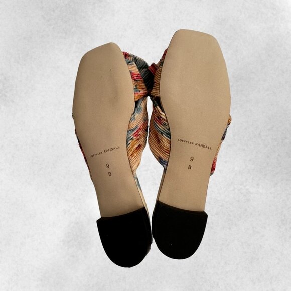 NWOT! Loeffler Randall - Butter Daphne Knot Flat Sandals - Picture 7 of 7
